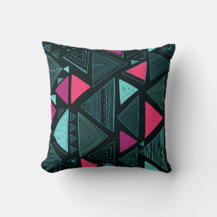 Ethnischer tribaler Boho: Doodle Vintage. Kissen