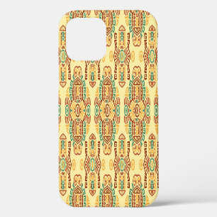 Ethnischer Vintage-Trend: Bohemian nahtloser Flies iPhone 12 Hülle