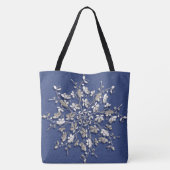 Ethnischer Vintager Mit Blumenmandala Tasche (Rückseite)