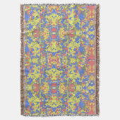 Ethnisches Abstraktes Muster Decke (Vorderseite Vertikal)