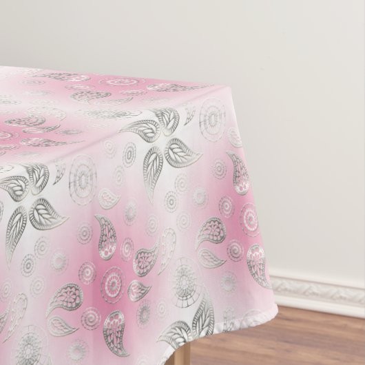 Ethnisches abstraktes Paisley Tischdecke (Beispiel)