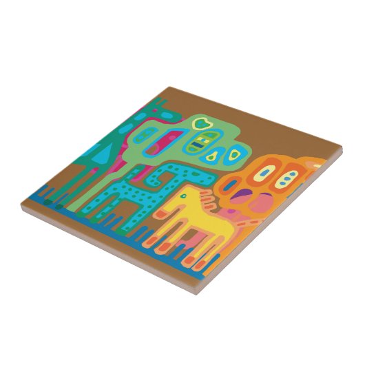 Ethnisches Afrika Fliese (Seite)