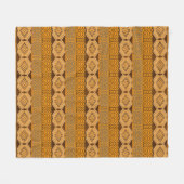 ethnisches afrikanisches gestreiftes Stammes- Fleecedecke (Vorderseite (Horizontal))