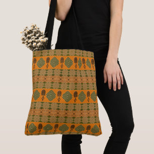 ethnisches afrikanisches gestreiftes Stammes- Tasche