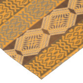 ethnisches afrikanisches gestreiftes Stammes- Tischdecke (Schrägansicht)