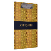 Ethnisches afrikanisches goldenes Muster. Adinkra Klemmbrett (Rechts)