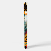 Ethnisches afrikanisches iPhone Case für 16 Plus i (Rückseite / Links)