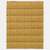 ethnisches afrikanisches Muster mit Adinkra Fleecedecke (Vorderseite)