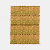 ethnisches afrikanisches Muster mit Adinkra Fleecedecke (Vorderseite)