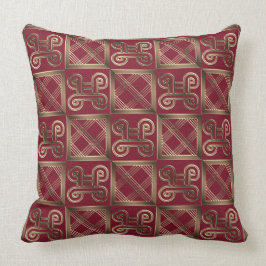 Ethnisches afrikanisches Muster mit Adinkra Kissen