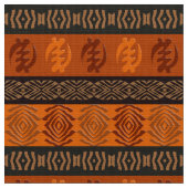 Ethnisches afrikanisches Muster mit Adinkra Stoff (Nahaufnahme)
