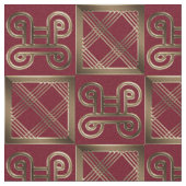 Ethnisches afrikanisches Muster mit Adinkra Stoff (Nahaufnahme)