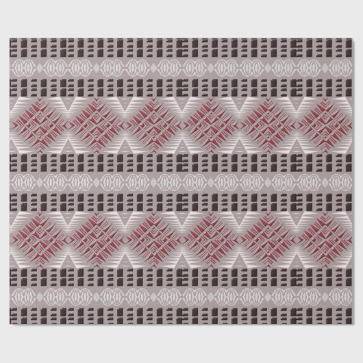 ethnisches afrikanisches nahtloses Muster Geschenkpapier (Flach)