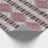 ethnisches afrikanisches nahtloses Muster Geschenkpapier (Ecke)