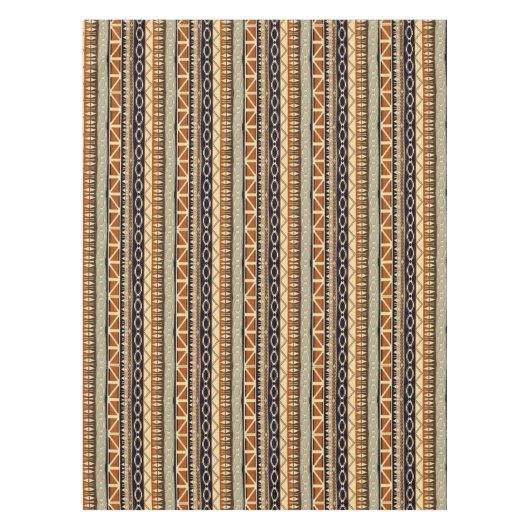 ethnisches afrikanisches nahtloses Muster Tischdecke (Vorderseite)