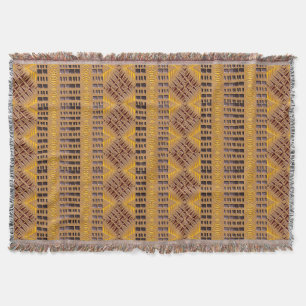 ethnisches afrikanisches Stammes- geometrisches Decke