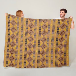 ethnisches afrikanisches Stammes- geometrisches Fleecedecke