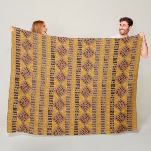 ethnisches afrikanisches Stammes- geometrisches Fleecedecke