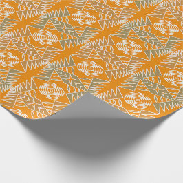 Ethnisches afrikanisches Stammes- geometrisches Geschenkpapier