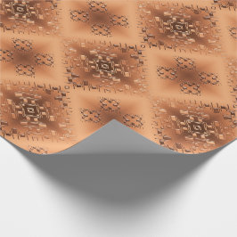 Ethnisches afrikanisches Stammes- geometrisches Geschenkpapier