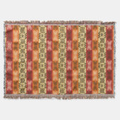 ethnisches afrikanisches Stammes- gestreiftes Decke (Vorderseite)