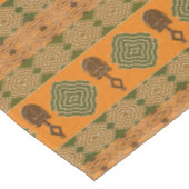 Ethnisches afrikanisches Stammes- gestreiftes Tischdecke (Schrägansicht)