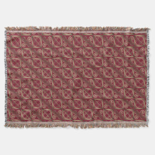 Ethnisches afrikanisches Stammes- Muster. Adinkra. Decke