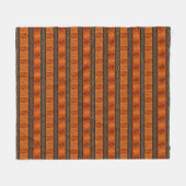 ethnisches afrikanisches Stammes- Muster. Adinkra Fleecedecke (Vorderseite (Horizontal))