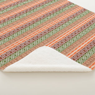 ethnisches afrikanisches Stammes- Muster. Adinkra Sherpadecke