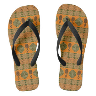 ethnisches afrikanisches Stammes- Muster Badesandalen
