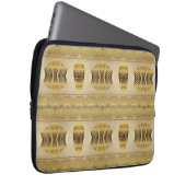 ethnisches afrikanisches Stammes- Muster Laptopschutzhülle (Vorne Rechts)
