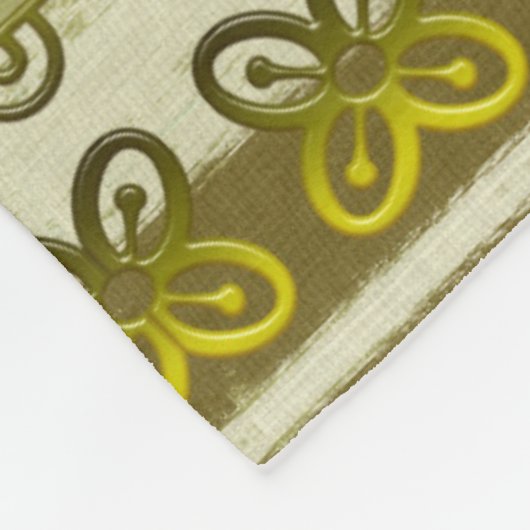 Ethnisches afrikanisches Stammes- Muster mit Fleecedecke (Ecke)