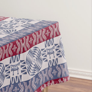 Ethnisches afrikanisches Stammes- Muster mit Tischdecke