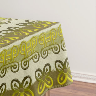 Ethnisches afrikanisches Stammes- Muster mit Tischdecke