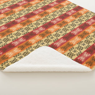 ethnisches afrikanisches Stammes- Muster Sherpadecke