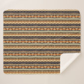 Ethnisches afrikanisches Stammes- Muster Sherpadecke (Vorderseite (Horizontal))