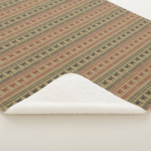 ethnisches afrikanisches Stammes- Muster Sherpadecke