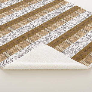 ethnisches afrikanisches Stammes- Muster Sherpadecke