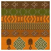ethnisches afrikanisches Stammes- Muster Stoff (Nahaufnahme)