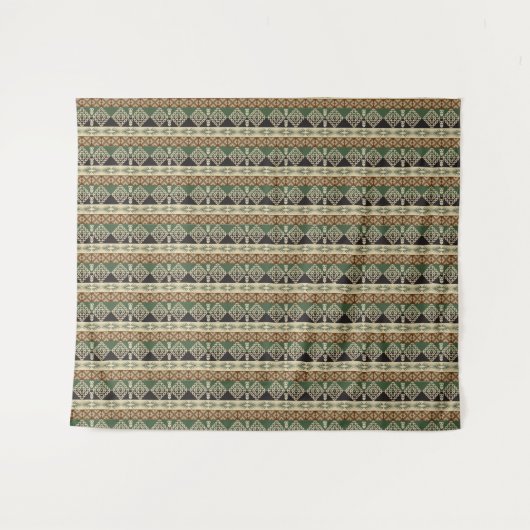 ethnisches afrikanisches Stammes- Muster Wandteppich (Vorderseite (Horizontal))