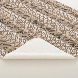 ethnisches afrikanisches Stammes- von Hand Sherpadecke