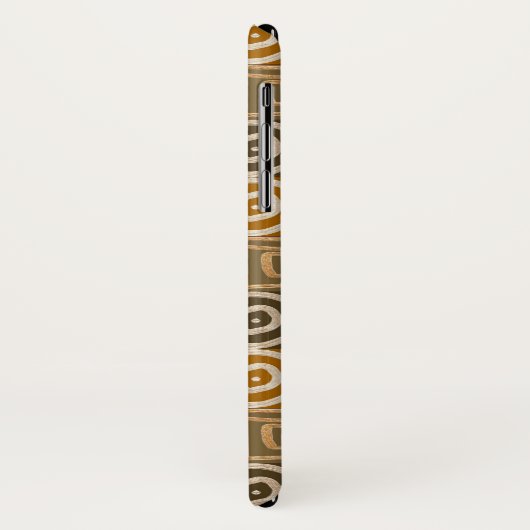 Ethnisches afrikanisches von Hand gezeichnetes Case-Mate iPhone Hülle (Hinten/Links)