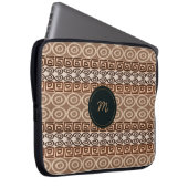 Ethnisches afrikanisches von Hand gezeichnetes Laptopschutzhülle (Vorne Rechts)