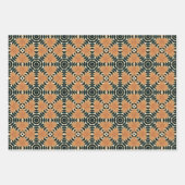 Ethnisches amerikanisches Boho Art Pattern Set 1 Geschenkpapier Set (Vorderseite)