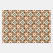 Ethnisches amerikanisches Boho Art Pattern Set 2 Geschenkpapier Set (Vorderseite)