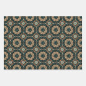 Ethnisches amerikanisches Boho Art Pattern Set 5 Geschenkpapier Set (Vorderseite 2)