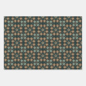 Ethnisches amerikanisches Boho Art Pattern Set 6 Geschenkpapier Set (Vorderseite 3)