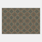 Ethnisches amerikanisches Boho Art Pattern Set 6 Geschenkpapier Set (Vorderseite)
