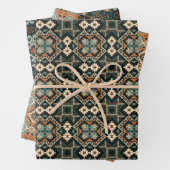 Ethnisches amerikanisches Boho Art Pattern Set 7 Geschenkpapier Set (Beispiel)