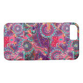 Ethnisches Art-Tier-Muster Case-Mate iPhone Hülle (Rückseite (Horizontal))